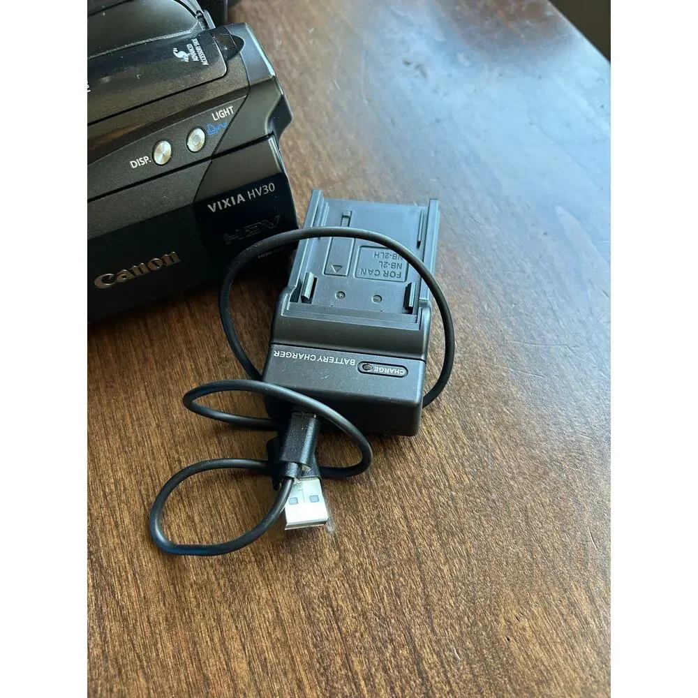 Canon VIXIA HV30 MiniDV HDV HD High Definition Camcorder Image Zoom tested works